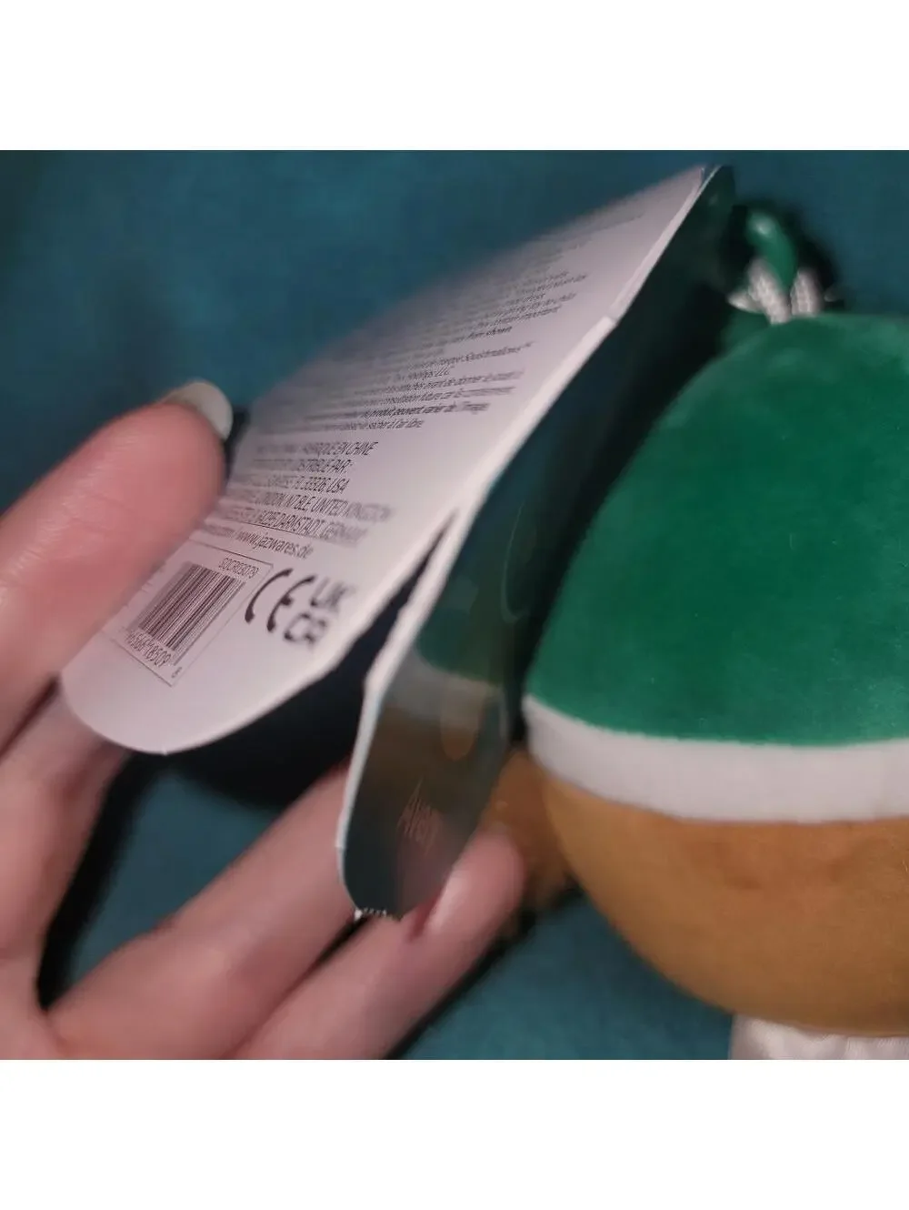 AVERY 🦆 the Mallard Duck Clip Original Squishmallows by Kelly Toy Clip NWT